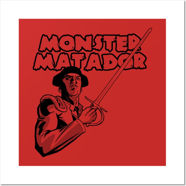 Monster Matador Wall Art by Tiny Donkey Studios